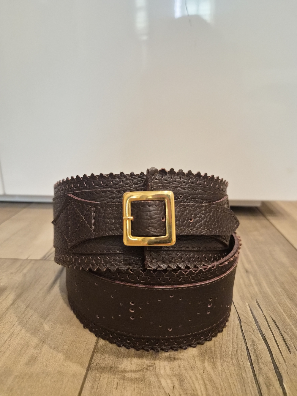 Les Copains Wide Leather Belt